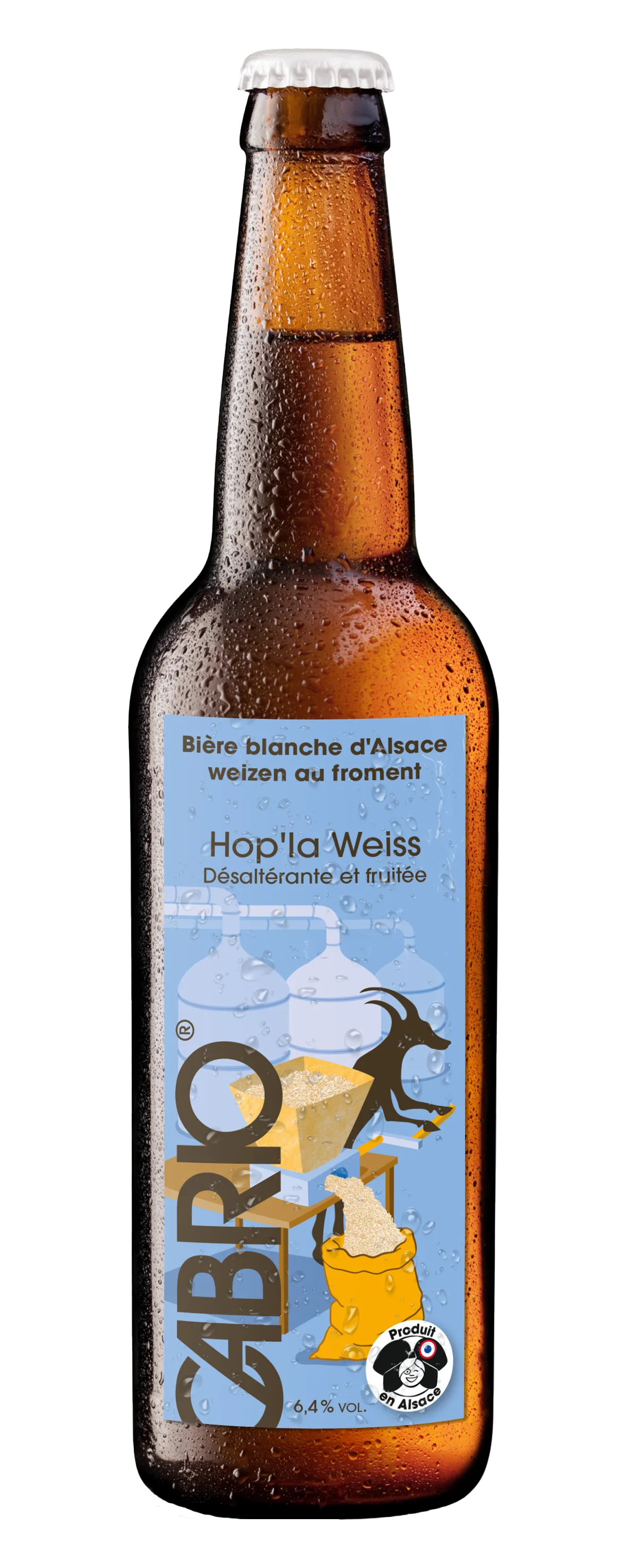 Bouteille Hop'la Weiss - Blanche Weizen
